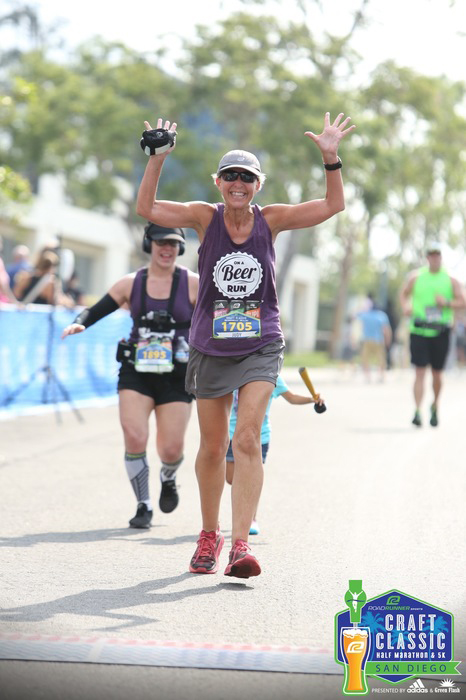 IDEA Production Editor Judy Minich running
